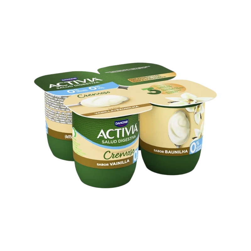 Activia 0% Cremoso Sabor Vainilla