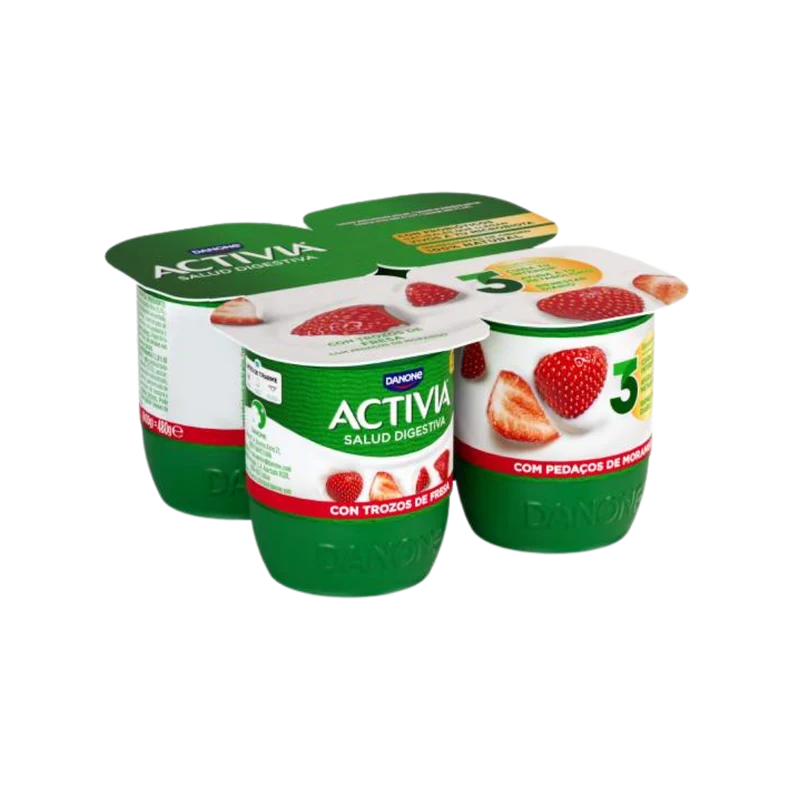 Activia con Fresas