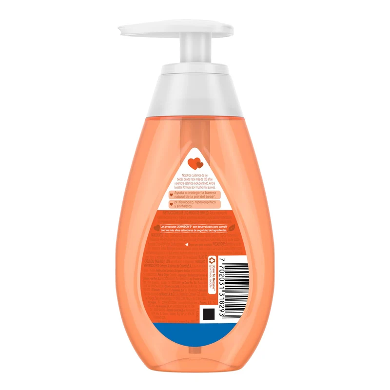 Jabón Líquido Johnson Para Bebé Glicerina X 200Ml