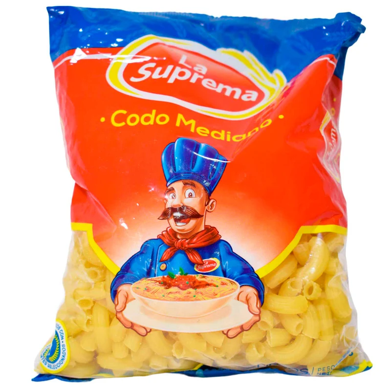 La suprema fideo codo mediano x 400gr