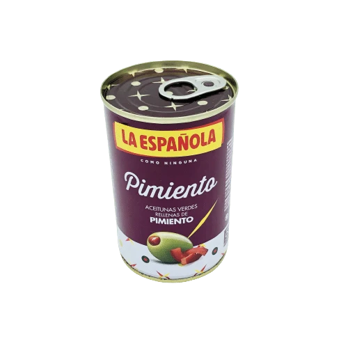Aceitunas Verdes Rellenas de Pasta de Pimiento La Española