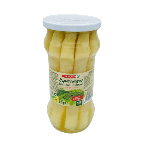 Espárragos Blancos Enteros Muy Gruesos SPAR 535g