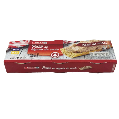 Paté de Hígado de Cerdo SPAR P3