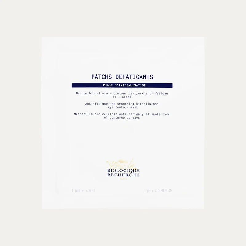 Patchs Defatigants (1 Sachets 6 ml) - Mascarilla Contorno de Ojos de Biocelulosa Antifatiga y Antiarrugas