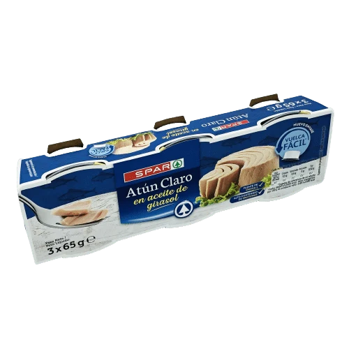 Atún Claro en Aceite de Girasol SPAR Pack 3