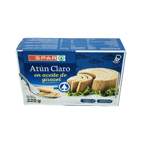 Atún Claro en Aceite de Girasol SPAR 220g