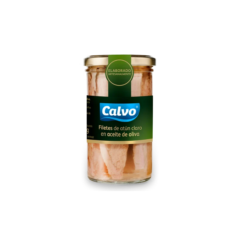 Filetes de Atún en Aceite de Oliva Calvo 250g