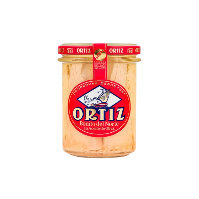 Bonito del Norte en Aceite de Oliva Ortiz Tarro 220g