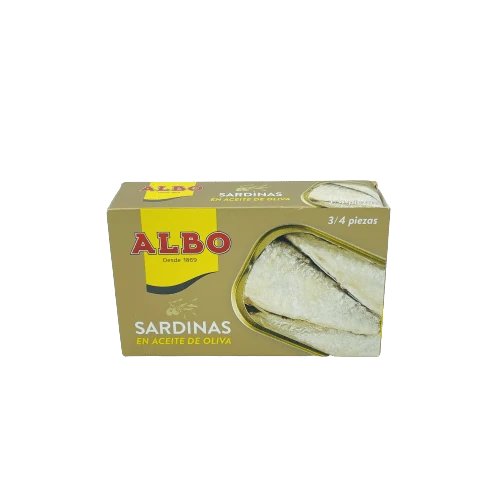 Sardinas en Aceite de Oliva Albo