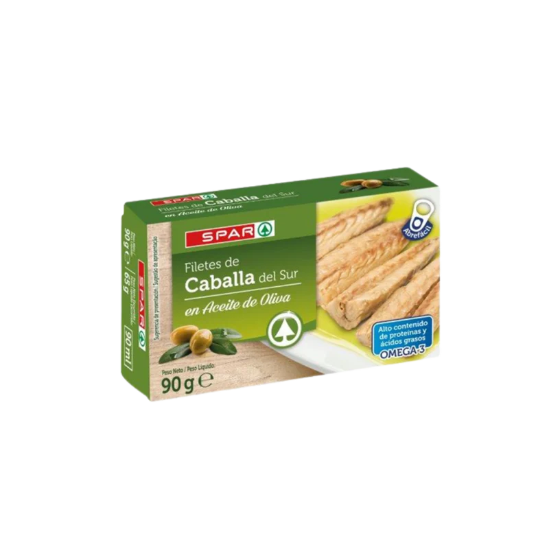 Filetes de Caballa en Aceite de Oliva SPAR