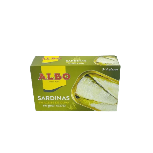 Sardinas en Aceite de Oliva Virgen Extra Albo