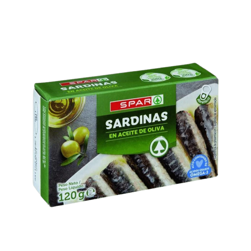 Sardinas en Aceite de Oliva SPAR