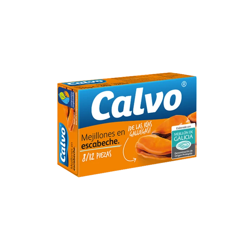 Mejillones en Escabeche Calvo 115g