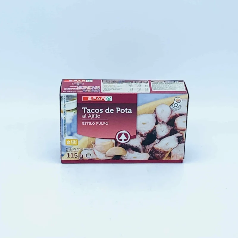 Tacos de Pota al Ajillo SPAR