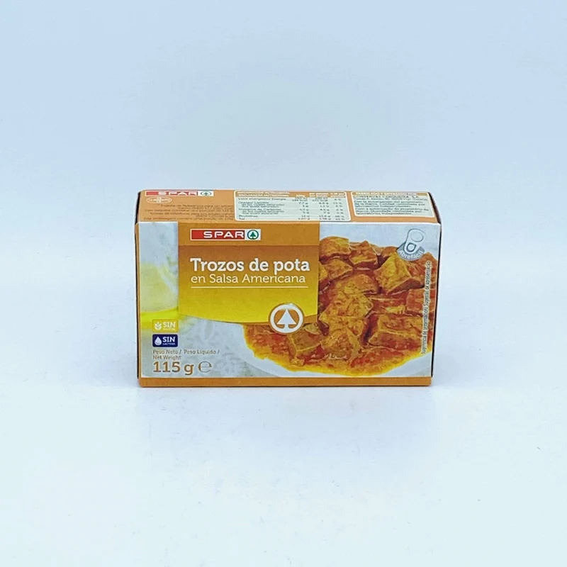 Trozos de Pota en Salsa Americana SPAR