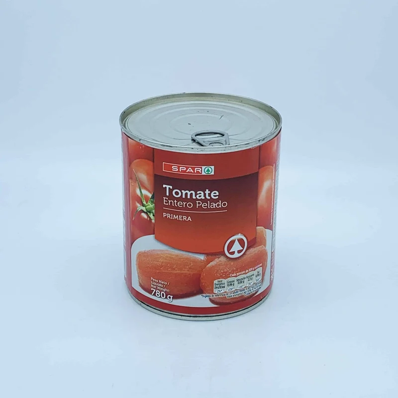 Tomate Entero Pelado SPAR 780g