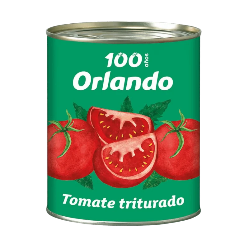 Tomate Natural Triturado Orlando 800g