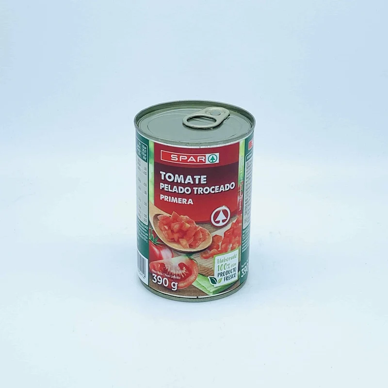 Tomate Pelado Troceado SPAR 400g