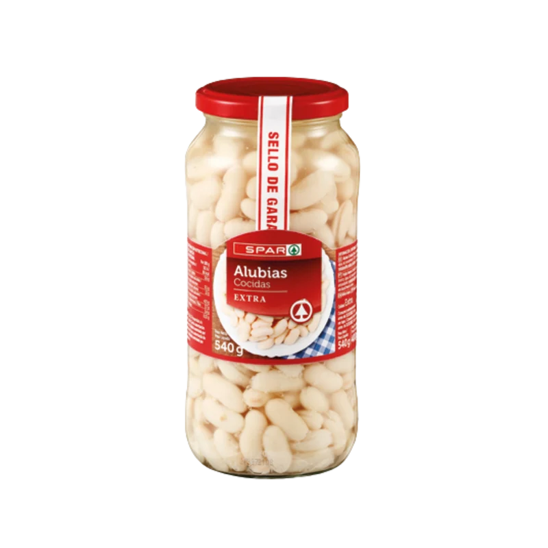 Alubias Cocidas SPAR Tarro 540g