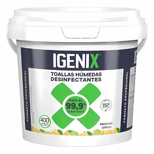 Toallitas Húmedas Desinfectantes Multiuso · 400u · Igenix