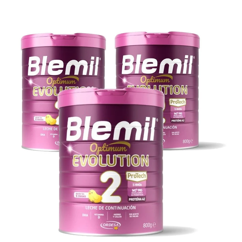 BLEMIL 2 Optimum Evolution Leche de Continuación Triplo 800g x3 unidades