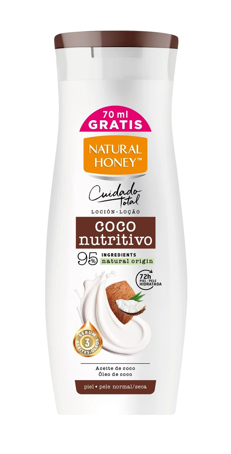 Locion corporal coco Natural honey 400ml