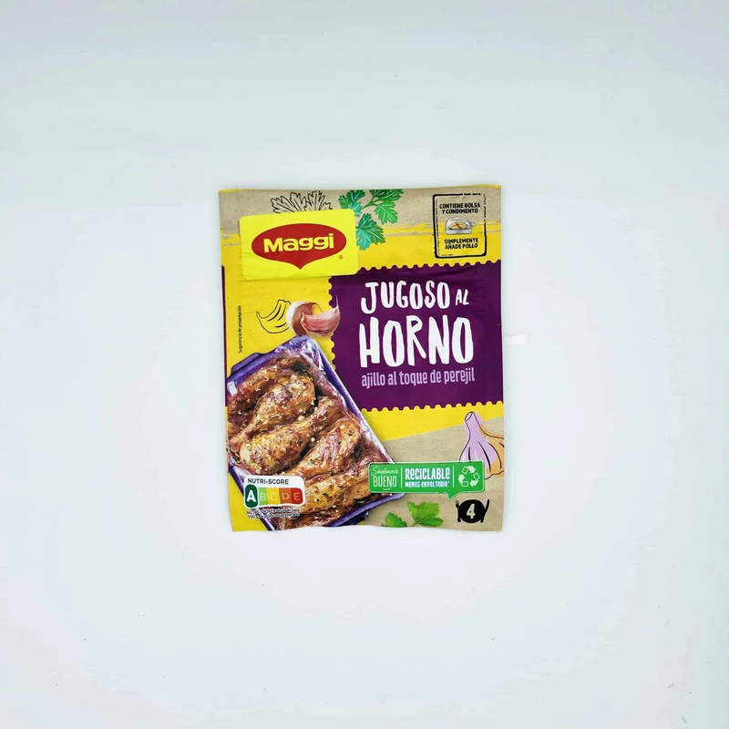 Jugoso al Horno Ajillo al Toque de Perejil
