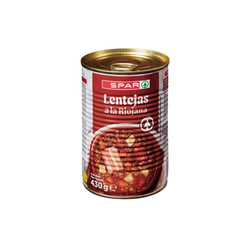 Lentejas con Chorizo y Tocino SPAR