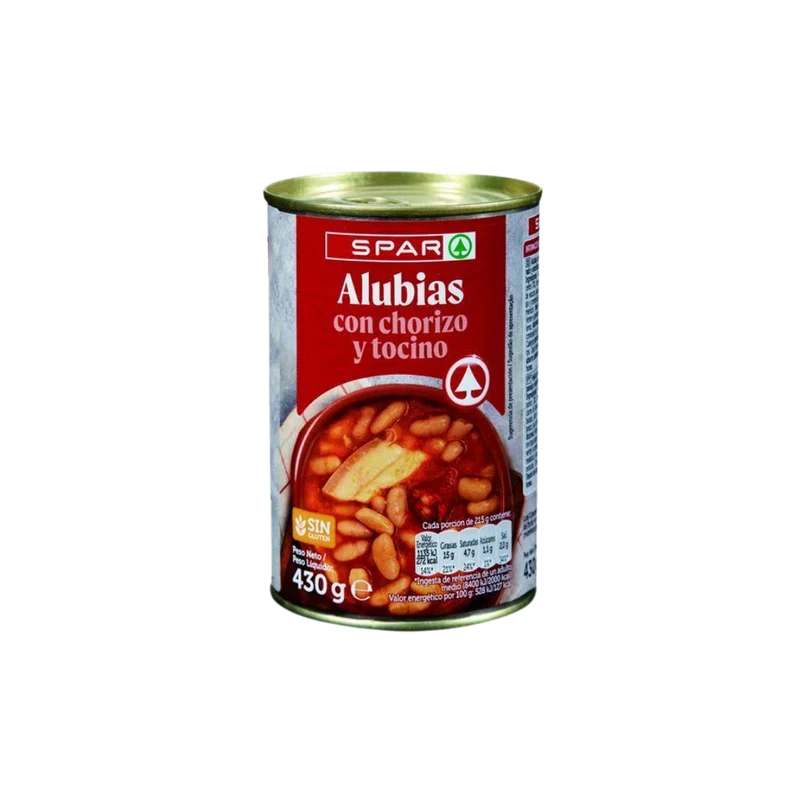 Alubias con Chorizo y Tocino SPAR