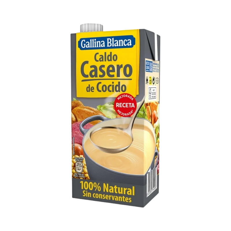 Caldo Casero de Cocido Gallina Blanca 1L