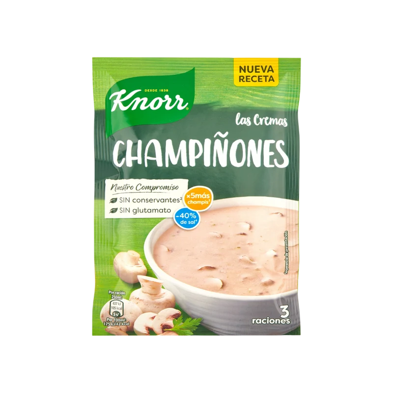 Crema de Champiñones Knorr
