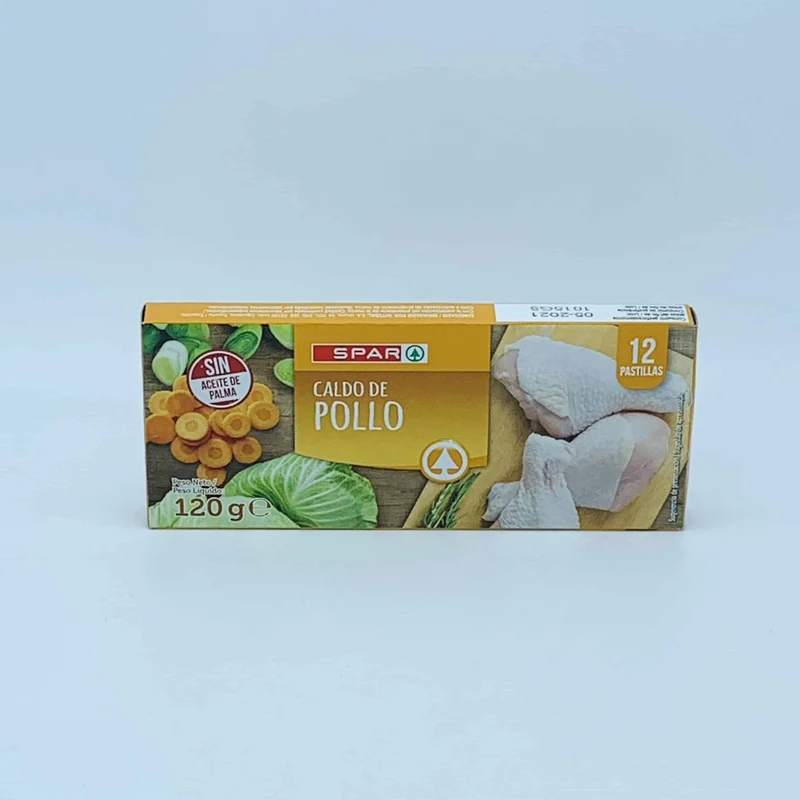 Pastillas de Caldo de Pollo SPAR 12 Pastillas
