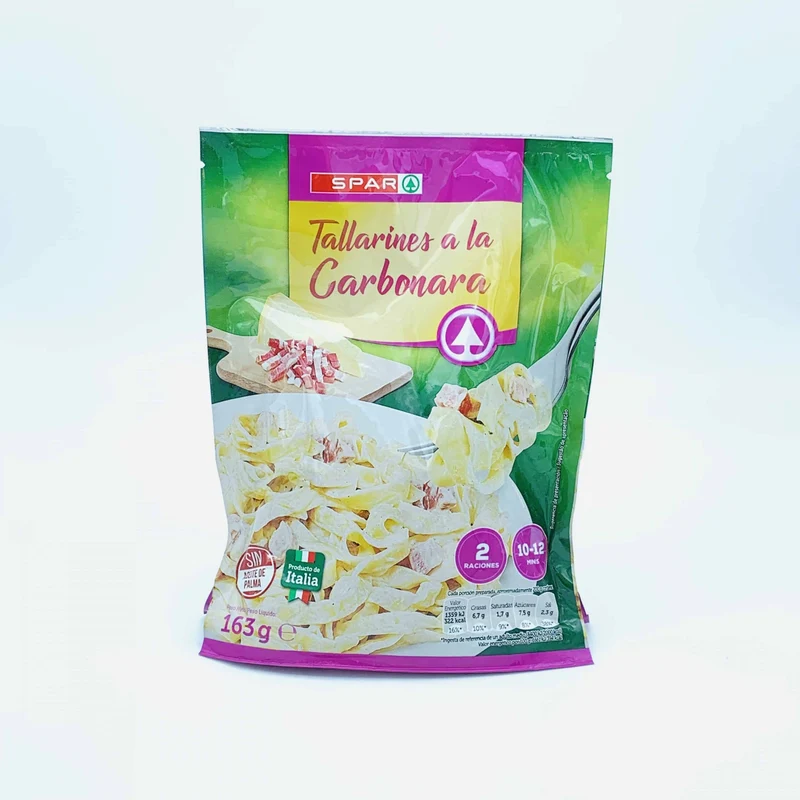 Tallarines a la Carbonara SPAR 2 Raciones
