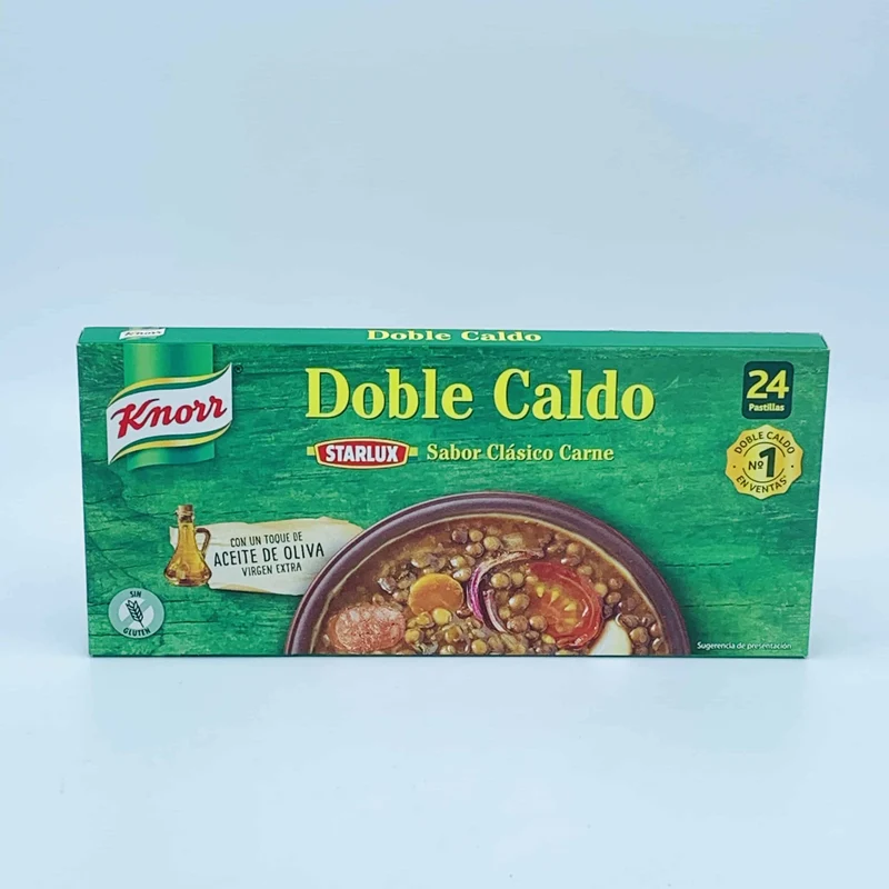 Doble Caldo de Carne Knorr 24 Pastillas
