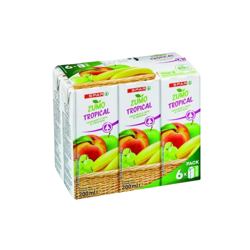 Zumo Tropical SPAR 6x200ml