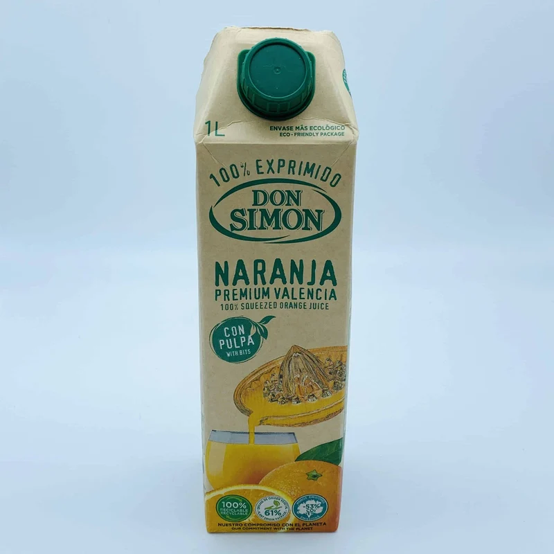 Zumo de Naranja Premium Valencia Don Simon 1L