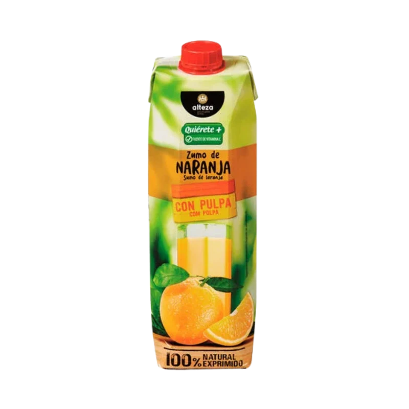 Zumo de Naranja con Pulpa Alteza 1L