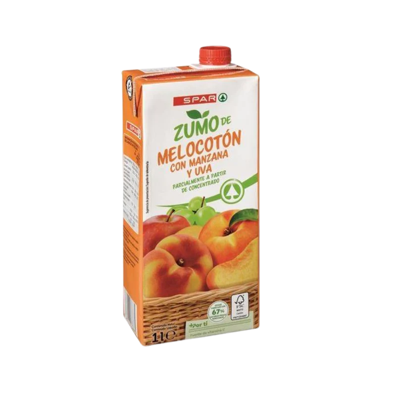 Zumo de Melocotón SPAR 1L