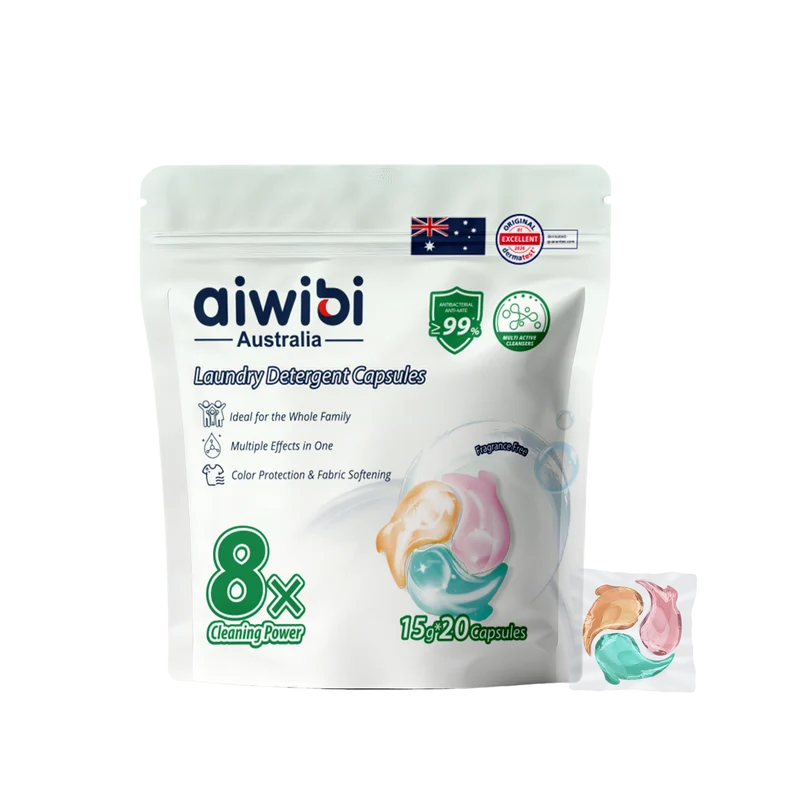 3-Chamber Laundry Detergent Capsules