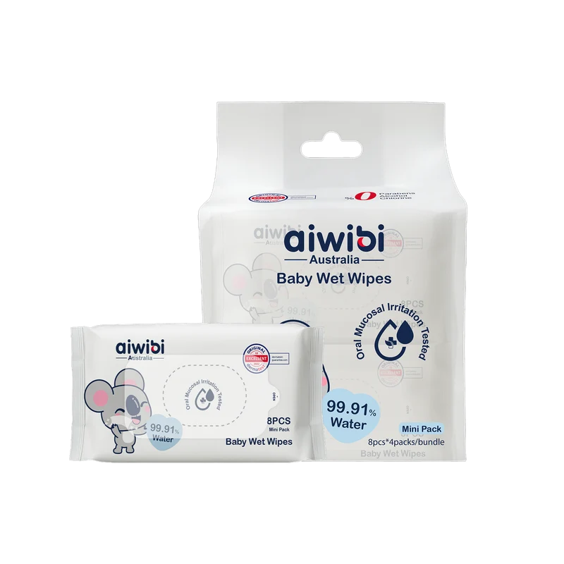 Mini 99.91% Pure Water Wipes