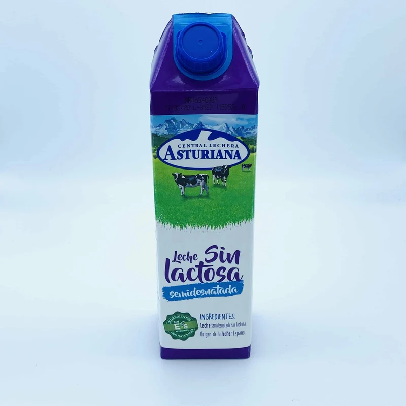 Asturiana Leche sin Lactosa Semidesnatada