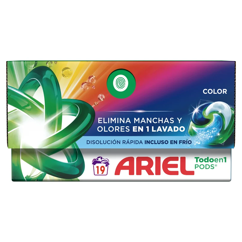 Detergente capsulas color Ariel 3en1 pods19d