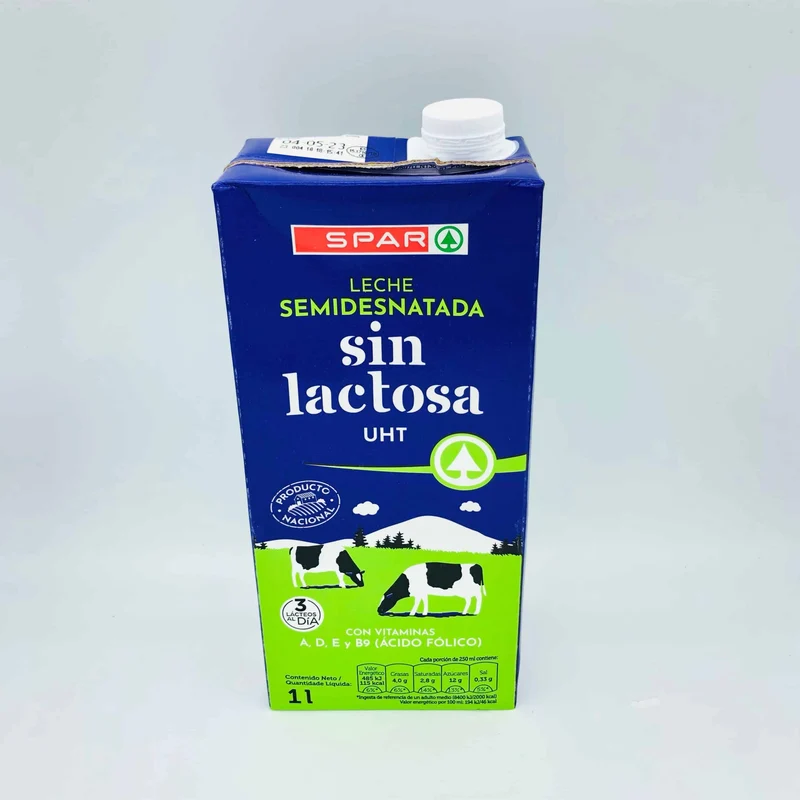 SPAR Leche sin Lactosa Semidesnatada
