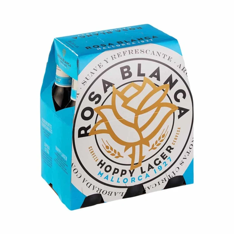 Cerveza Rosa Blanca Pack de 6 Botellas de 25cl