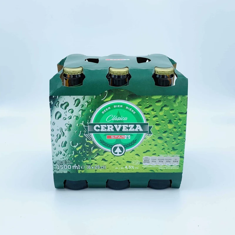 Cerveza SPAR Pack de 6 Botellas de 25cl