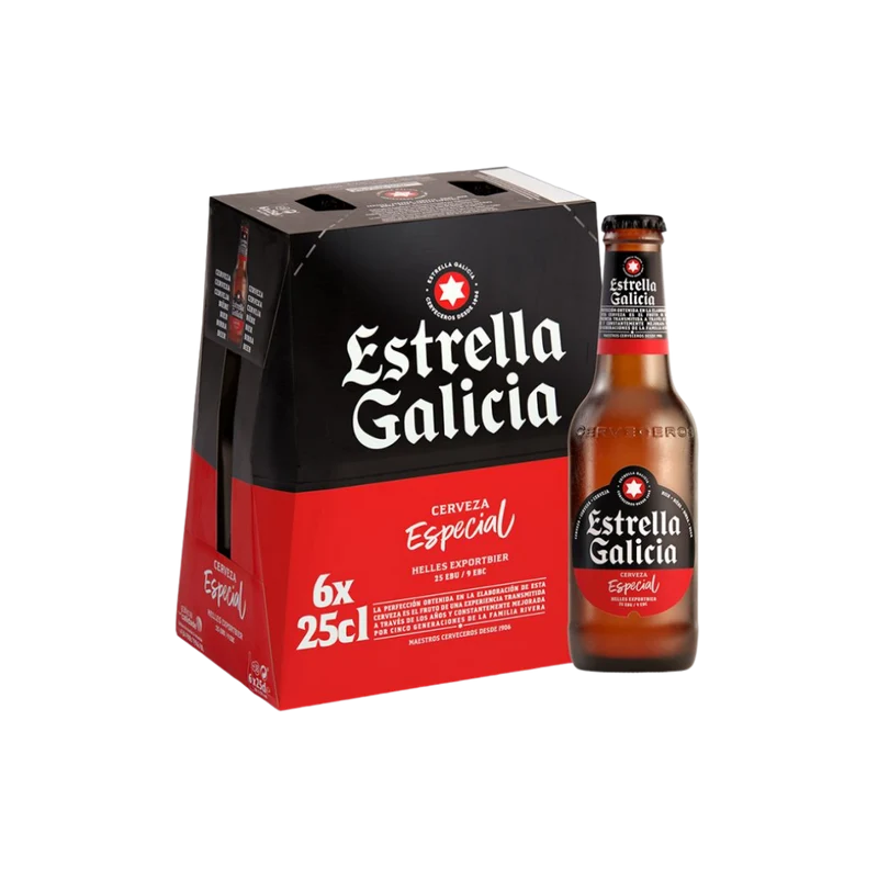 Cerveza Estrella Galícia 6x25cl
