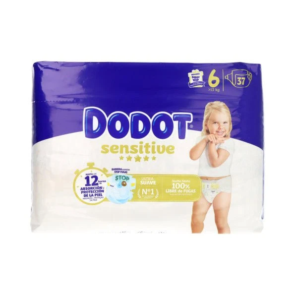 Dodot Sensitive Value Pack Talla 6 37 unidades
