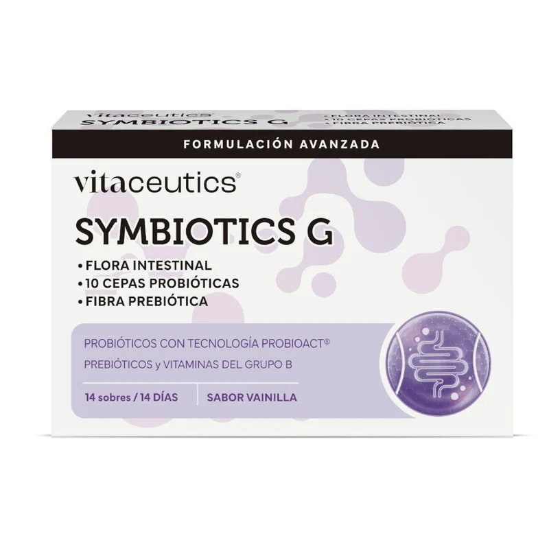 Vitaceutics Symbiotics Probióticos y Prebióticos 14 Sobres
