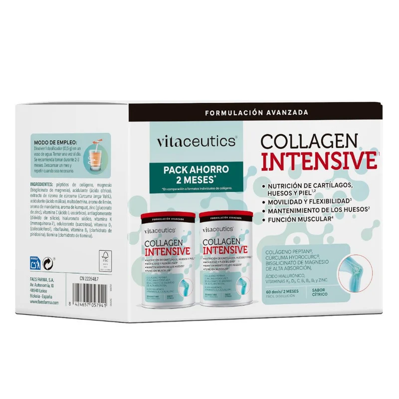Vitaceutics Collagen Intens Colágeno 810 g x 2 ud