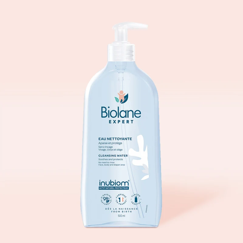 Agua limpiadora sin enjuague Biolane Expert